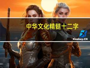 中华文化精髓十二字（中华文化精髓）