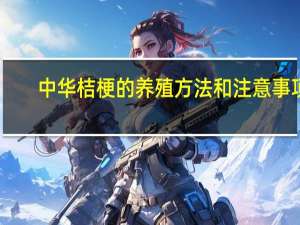 中华桔梗的养殖方法和注意事项