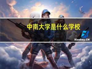 中南大学是什么学校