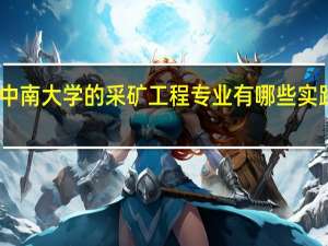 中南大学的采矿工程专业有哪些实践机会