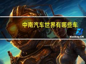 中南汽车世界有哪些车