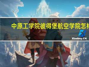 中原工学院彼得堡航空学院怎样