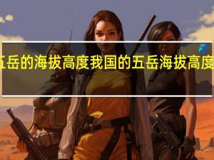中国五岳的海拔高度 我国的五岳海拔高度分别是多少
