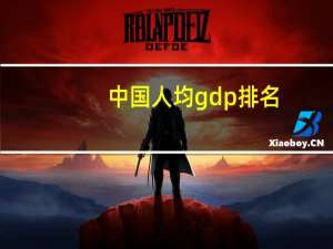 中国人均gdp排名