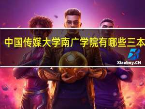 中国传媒大学南广学院有哪些三本专业