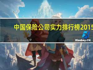 中国保险公司实力排行榜2015（中国保险公司实力排名）