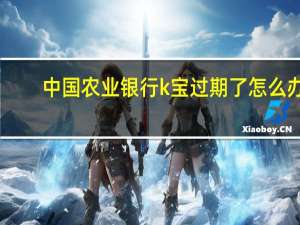 中国农业银行k宝过期了怎么办（农业银行k宝过期了不管行吗）
