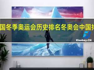 中国冬季奥运会历史排名 冬奥会中国排名第几