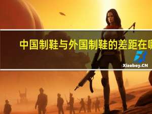 中国制鞋与外国制鞋的差距在哪,怎样去提升整体行业水平.