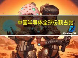 中国半导体全球份额占比
