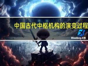 中国古代中枢机构的演变过程