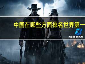 中国在哪些方面排名世界第一