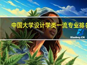 中国大学设计学类一流专业排名