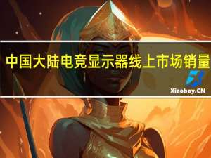 中国大陆电竞显示器线上市场销量为35.2万台