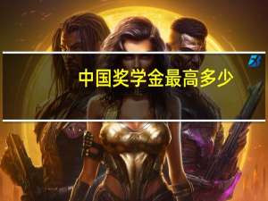 中国奖学金最高多少