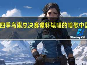 中国好声音第四季鸟巢总决赛谭轩辕唱的啥歌 中国好声音鸟巢冲刺夜