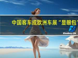 中国客车成欧洲车展“显眼包”