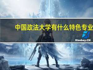 中国政法大学有什么特色专业，专业排名如何