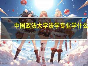 中国政法大学法学专业学什么
