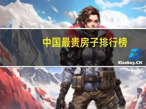 中国最贵房子排行榜