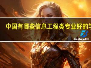 中国有哪些信息工程类专业好的学校