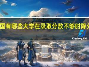 中国有哪些大学在录取分数不够时降分录取的