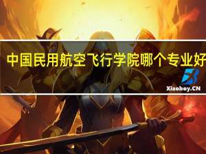 中国民用航空飞行学院哪个专业好就业