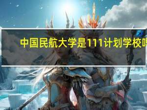 中国民航大学是111计划学校吗