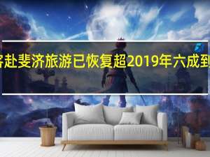 中国游客赴斐济旅游已恢复超2019年六成 到底什么情况嘞