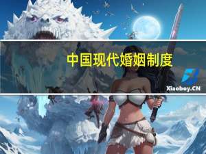 中国现代婚姻制度