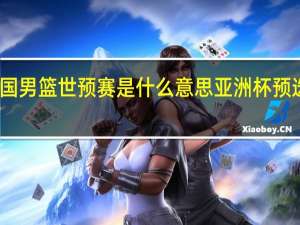 中国男篮世预赛是什么意思 亚洲杯预选赛中国