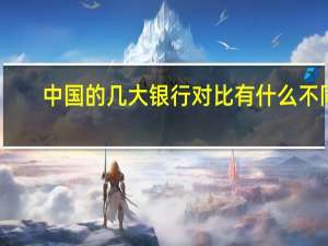 中国的几大银行对比有什么不同