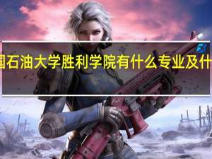 中国石油大学胜利学院有什么专业及什么专业好