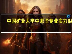 中国矿业大学中哪些专业实力很强