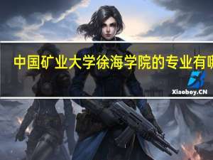 中国矿业大学徐海学院的专业有哪些