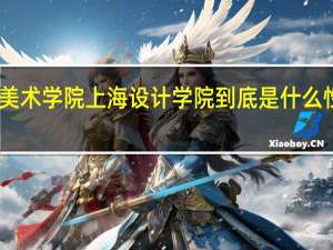 中国美术学院上海设计学院到底是什么性质的学校