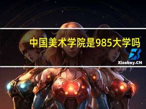中国美术学院是985大学吗