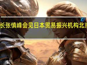 中国贸促会副会长张慎峰会见日本贸易振兴机构北京代表处所长小野寺修