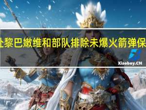 中国赴黎巴嫩维和部队排除未爆火箭弹 保障友军安全