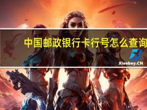 中国邮政银行卡行号怎么查询（中国邮政储蓄银行信用卡申寄出挂号编号怎么查）