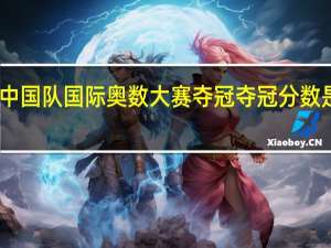 中国队国际奥数大赛夺冠 夺冠分数是多少