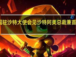中国驻沙特大使会见沙特阿美总裁兼首席执行官