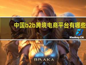 中国b2b跨境电商平台有哪些