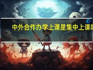 中外合作办学上课是集中上课吗