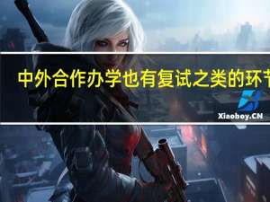 中外合作办学也有复试之类的环节吗