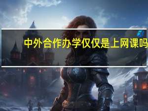 中外合作办学仅仅是上网课吗