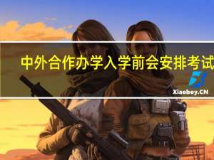 中外合作办学入学前会安排考试吗