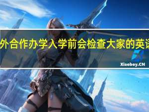 中外合作办学入学前会检查大家的英语基础吗