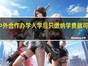 中外合作办学入学后只缴纳学费就可以了吗
