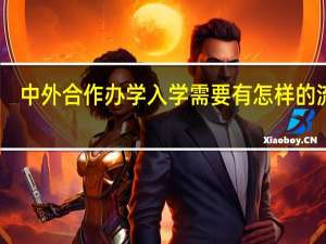 中外合作办学入学需要有怎样的流程